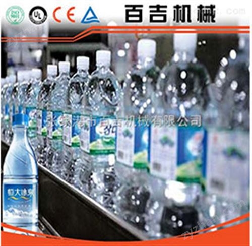 礦泉水沖洗、灌裝、封口機(jī)