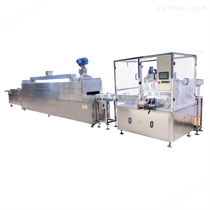粉劑分裝生產線廠家 洗、烘、灌、封聯動生產線